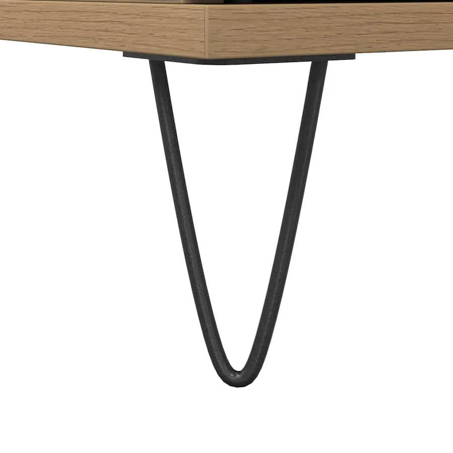 Armoire de salle de bain chêne artisanal 30x30x190 cm - 9