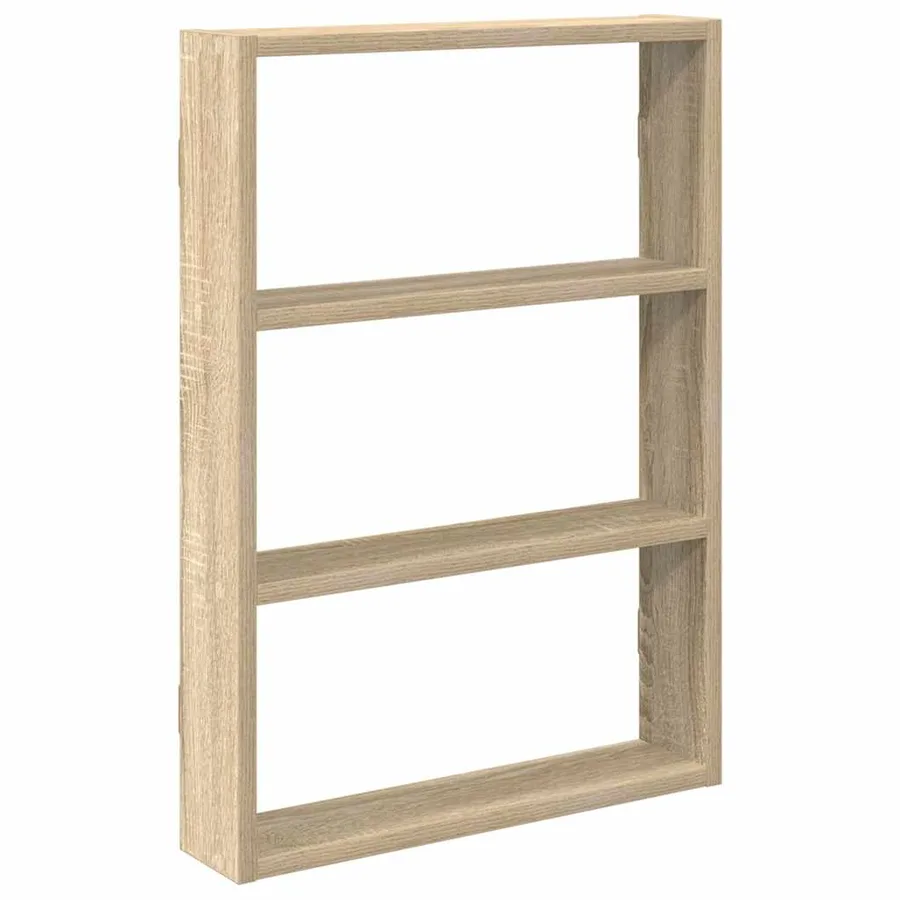 Étagère murale chêne sonoma 43x9x60 cm bois d'ingénierie - 2