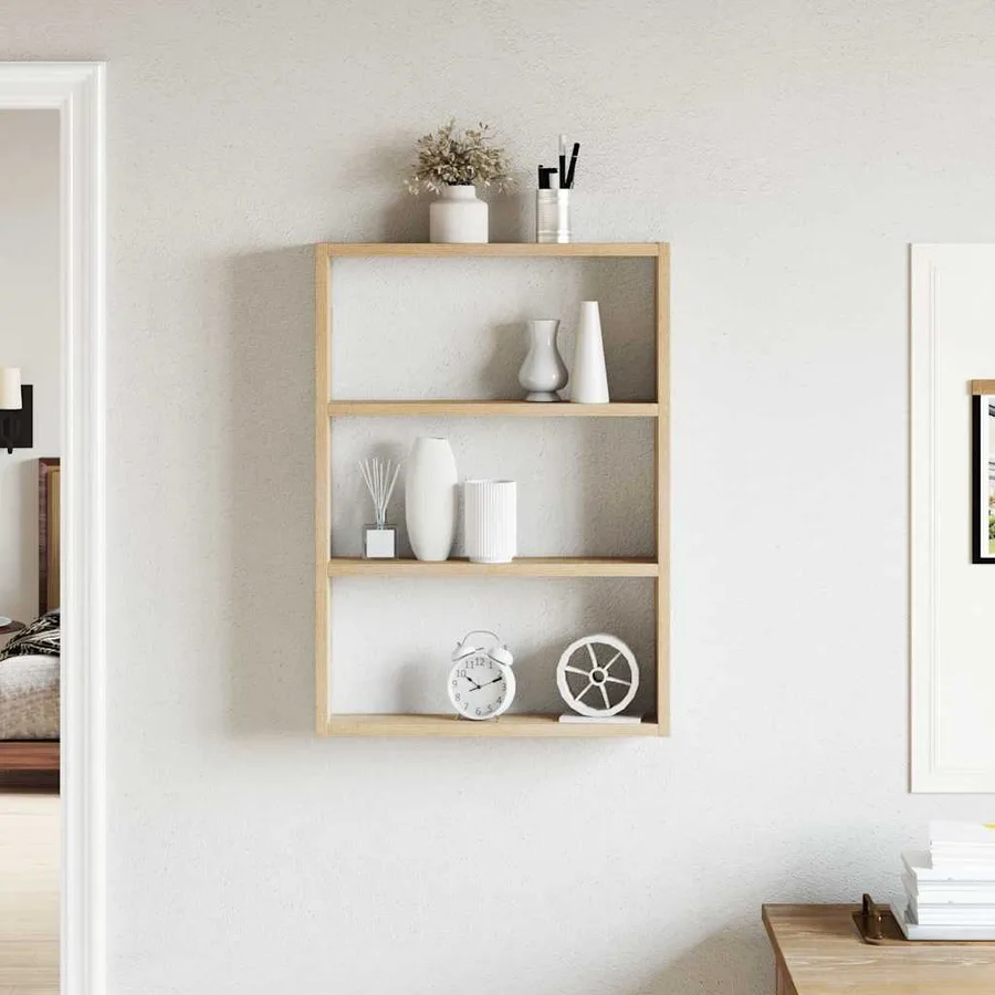 Étagère murale chêne sonoma 43x9x60 cm bois d'ingénierie - 3