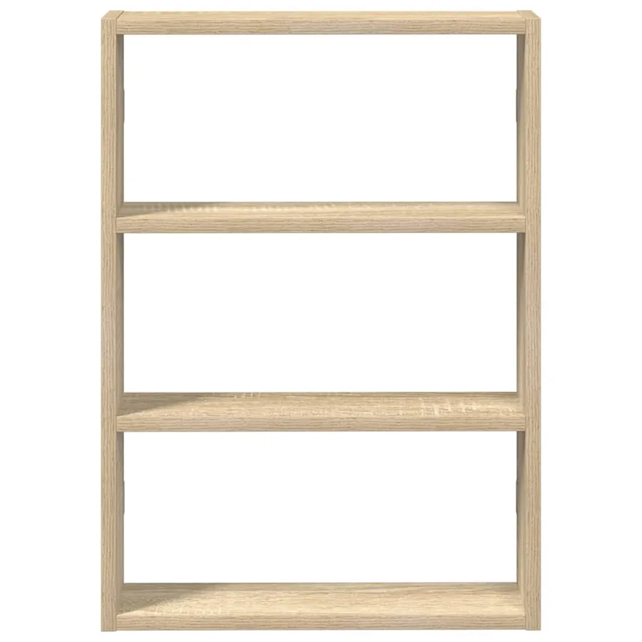 Étagère murale chêne sonoma 43x9x60 cm bois d'ingénierie - 4