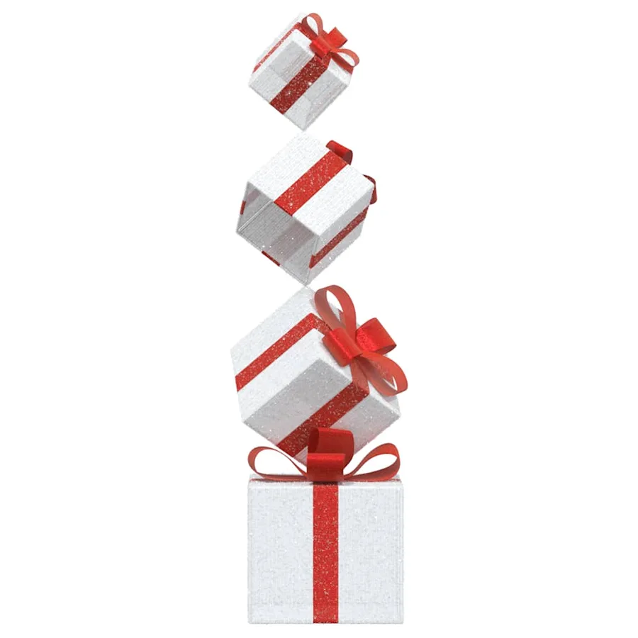 Boîte-cadeau de décoration de Noël 80 LED blanc chaud - 4