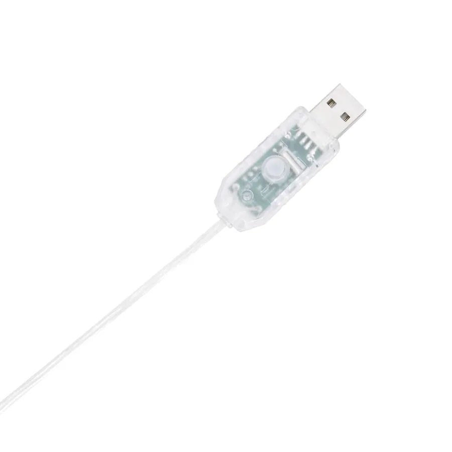Boîte-cadeau de décoration de Noël 80 LED blanc chaud - 8
