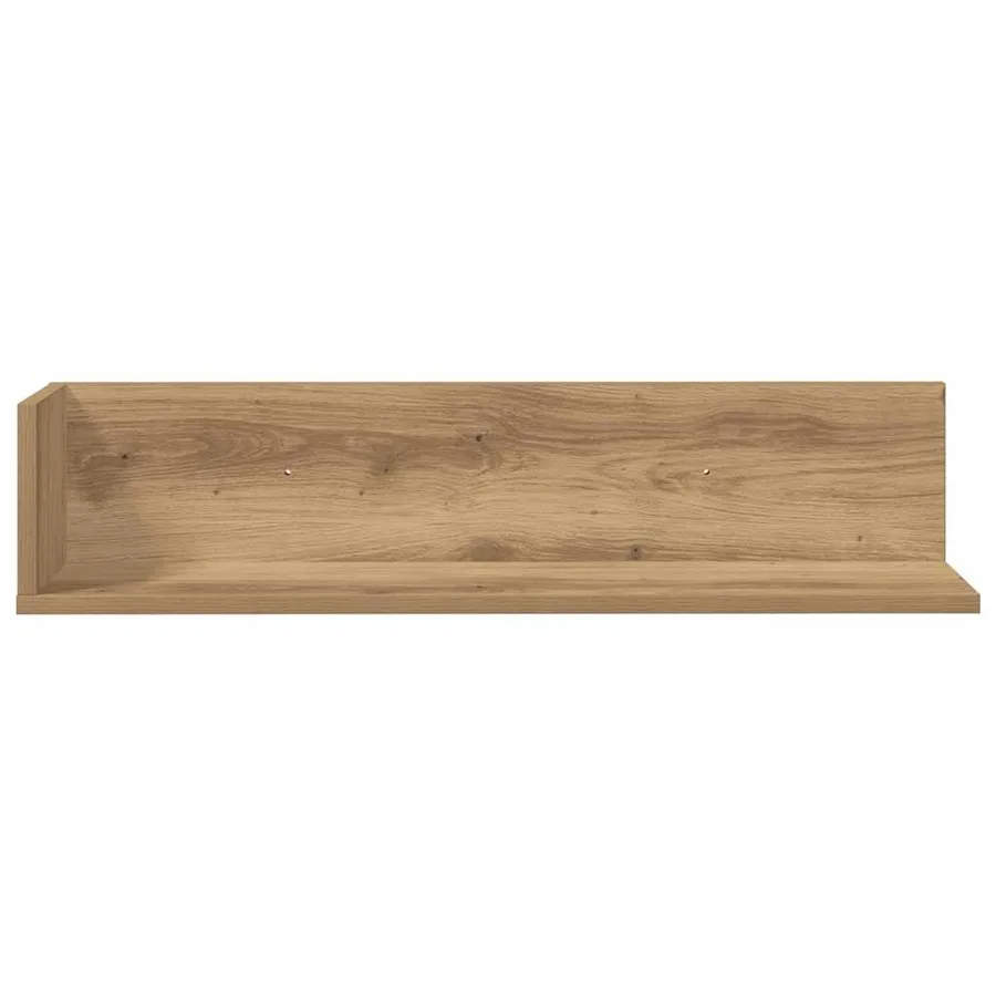 Étagères murales 2 pcs chêne artisanal 75x16,5x16,5 cm - 4