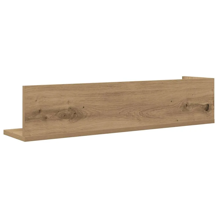 Étagères murales 2 pcs chêne artisanal 75x16,5x16,5 cm - 7