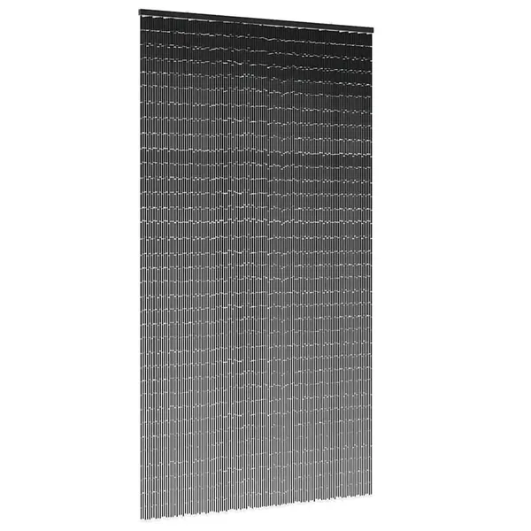 Rideau anti-insectes gris foncé 120x220 cm bambou