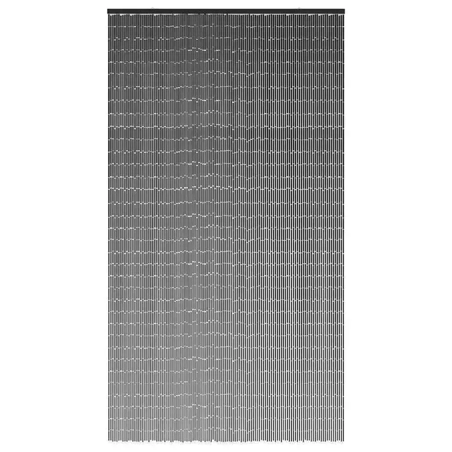 Rideau anti-insectes gris foncé 120x220 cm bambou - 3