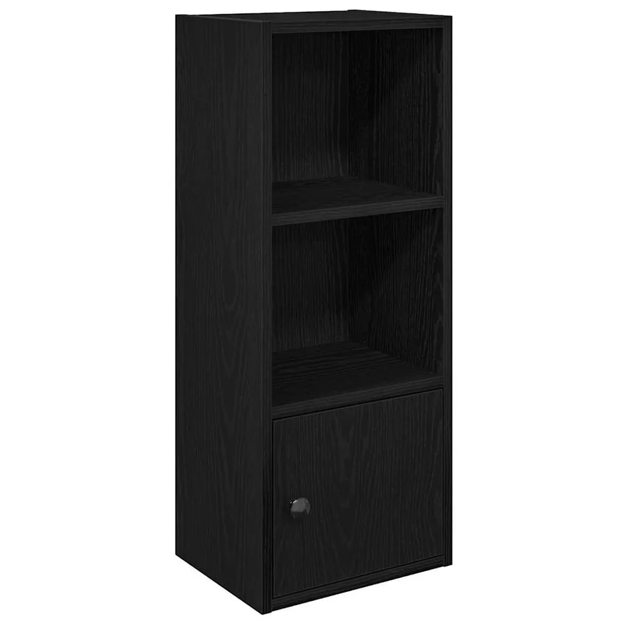 Bibliothèque chêne noir 31x24x77 cm bois d'ingénierie - 2