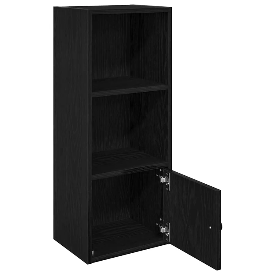Bibliothèque chêne noir 31x24x77 cm bois d'ingénierie - 4