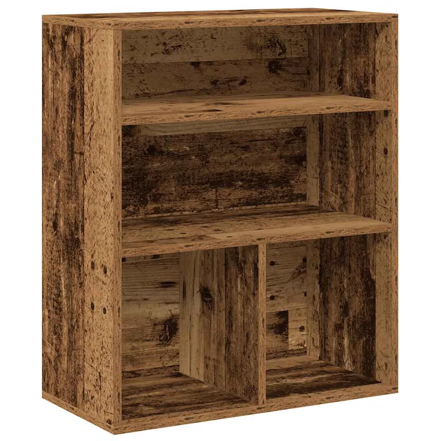 Bibliothèque vieux bois 60x30x71,5 cm bois d'ingénierie - 2