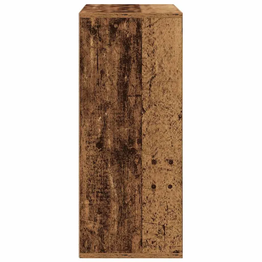 Bibliothèque vieux bois 60x30x71,5 cm bois d'ingénierie - 5
