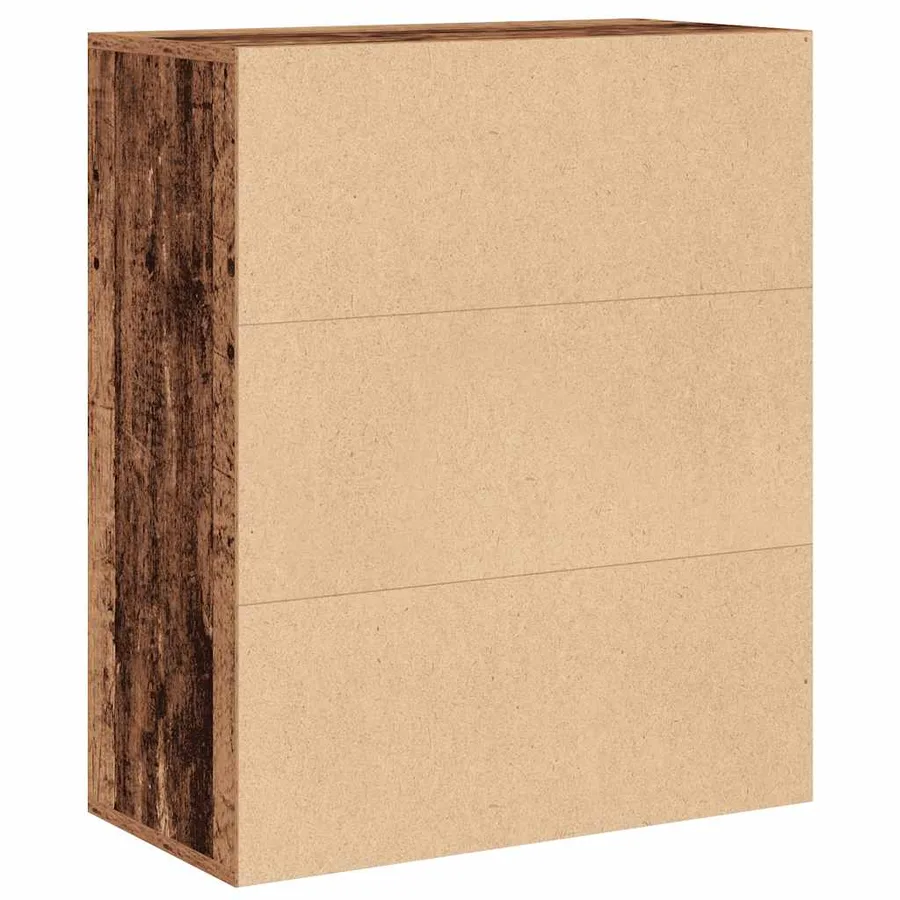Bibliothèque vieux bois 60x30x71,5 cm bois d'ingénierie - 6