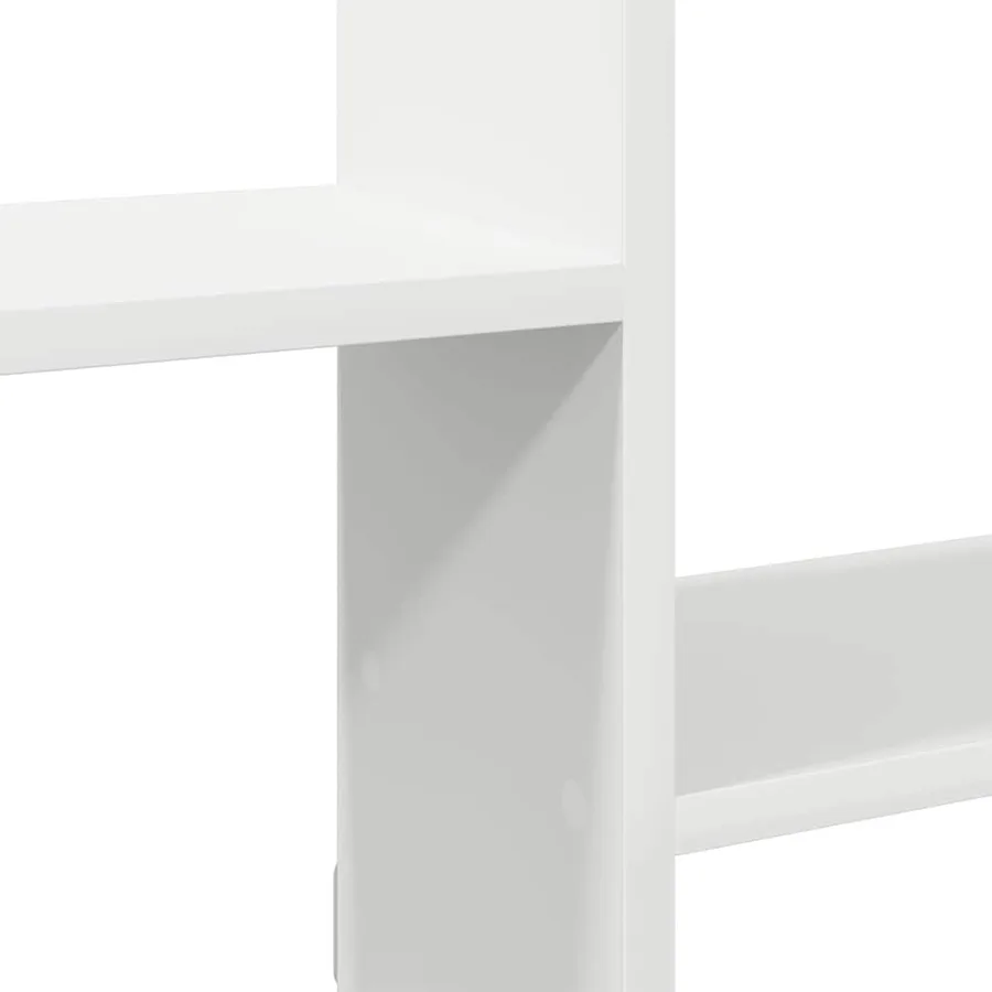 Étagère cube murale 5 compartiments blanc bois d'ingénierie - 7