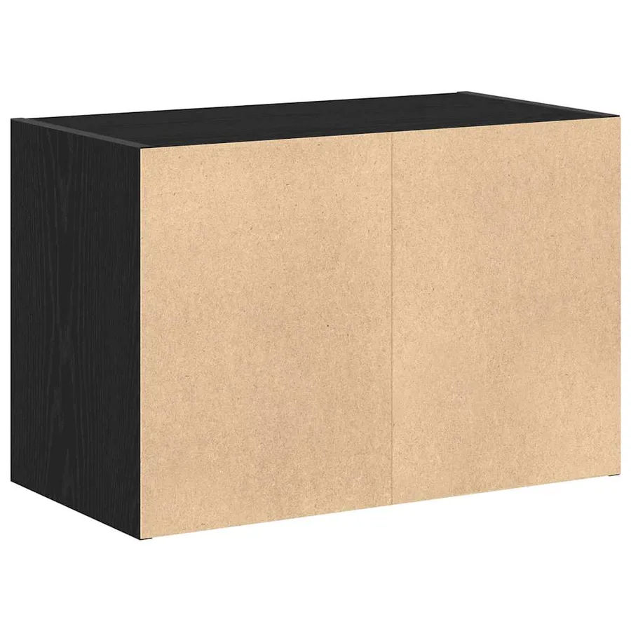 Armoire avec 2 tiroirs chêne noir 60x31x40 cm bois d'ingénierie - 7