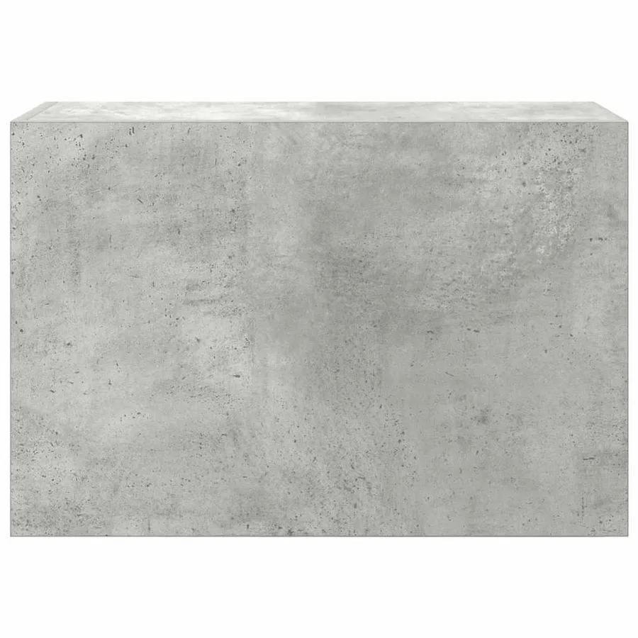 Armoire murale de bain gris béton 60x25x40 cm bois d'ingénierie - 6