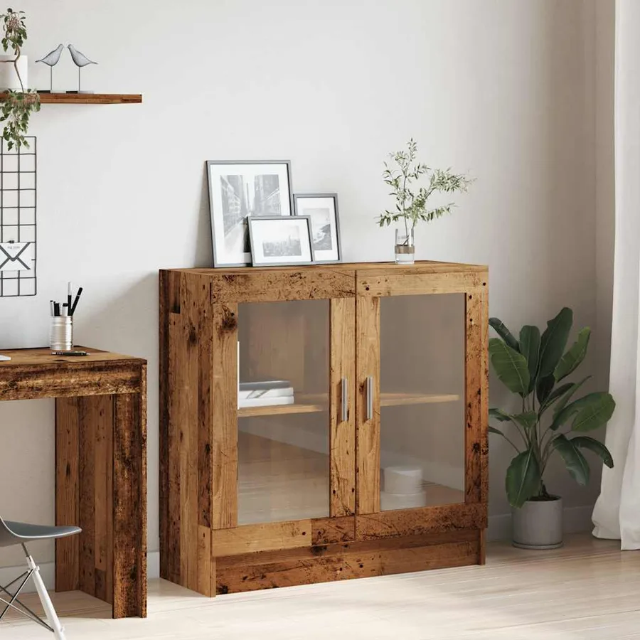 Meuble vieux bois 82,5x30,5x80 cm bois d'ingénierie - 3