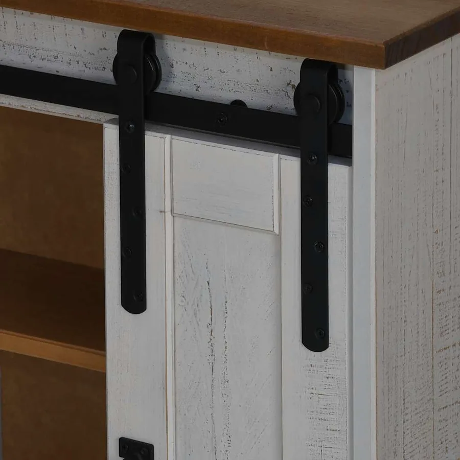 Armoire suspendue HALDEN porte coulissante blanc 49x22,5x70 cm - 6