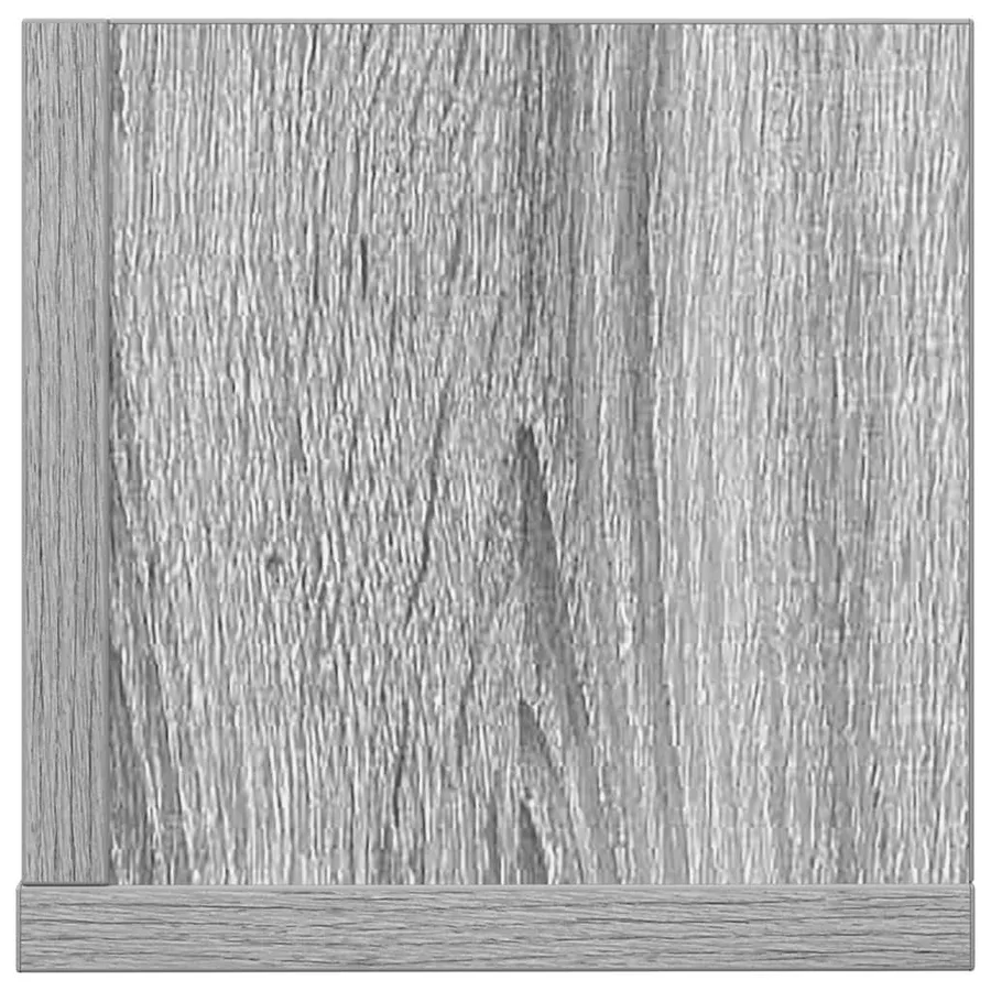 Étagères murales 2 pcs sonoma gris 100x16,5x16,5 cm - 6