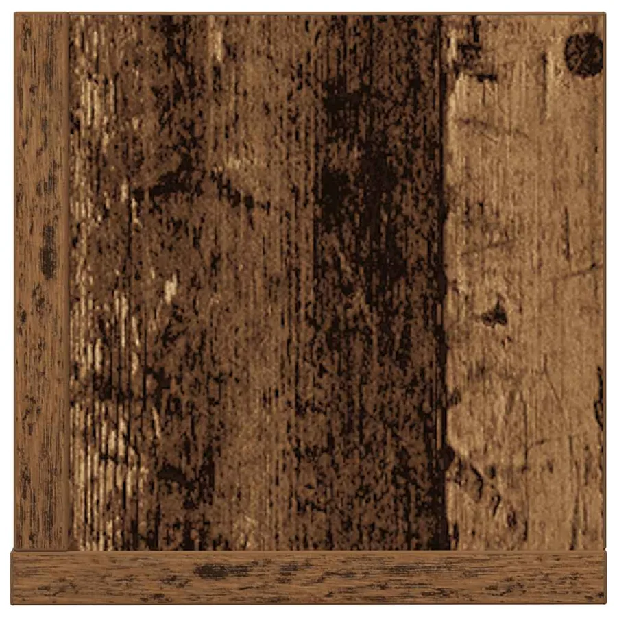 Étagères murales 2 pcs vieux bois 100x16,5x16,5 cm - 6