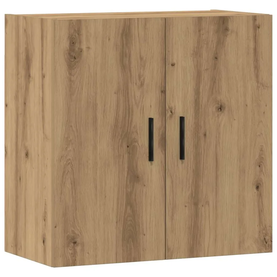 Armoire murale chêne artisanal 60x31x60 cm bois d'ingénierie - 2