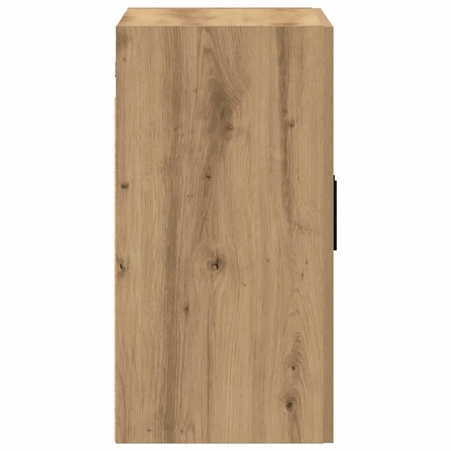 Armoire murale chêne artisanal 60x31x60 cm bois d'ingénierie - 5