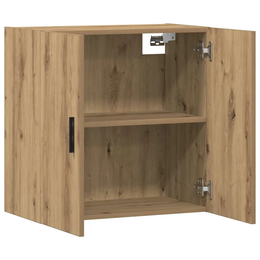 Armoire murale chêne artisanal 60x31x60 cm bois d'ingénierie - 7