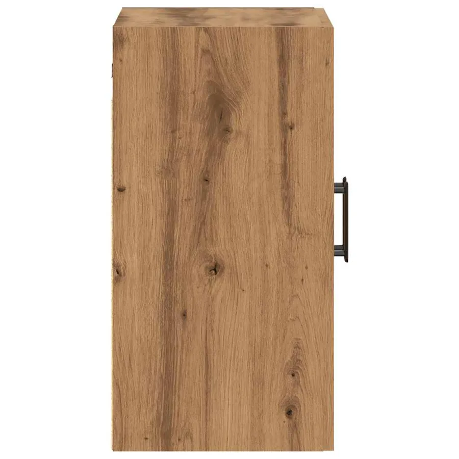 Armoire murale chêne artisanal 60x31x60 cm bois d'ingénierie - 5