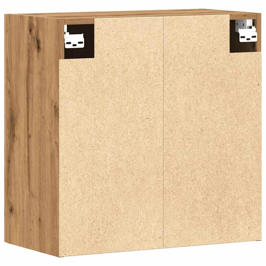 Armoire murale chêne artisanal 60x31x60 cm bois d'ingénierie - 6