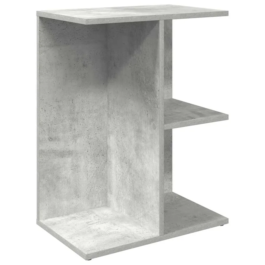 Tables de chevet 2 pcs gris béton 46,5x29x61 cm bois ingénierie - 4