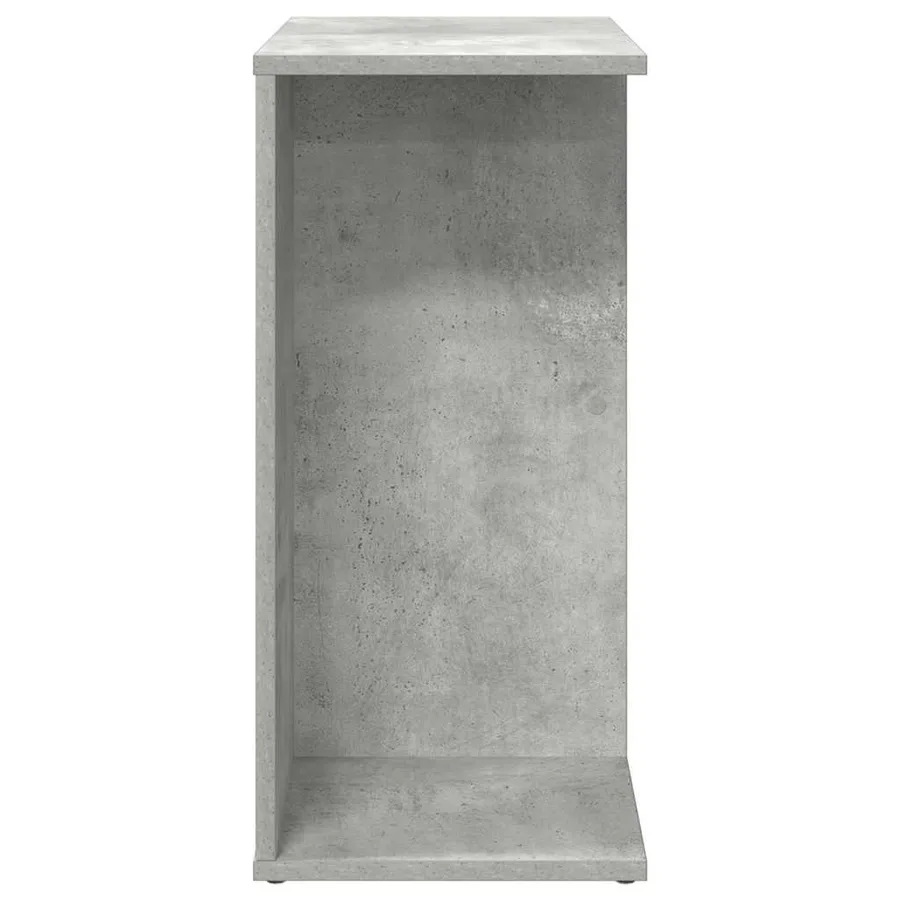 Tables de chevet 2 pcs gris béton 46,5x29x61 cm bois ingénierie - 6