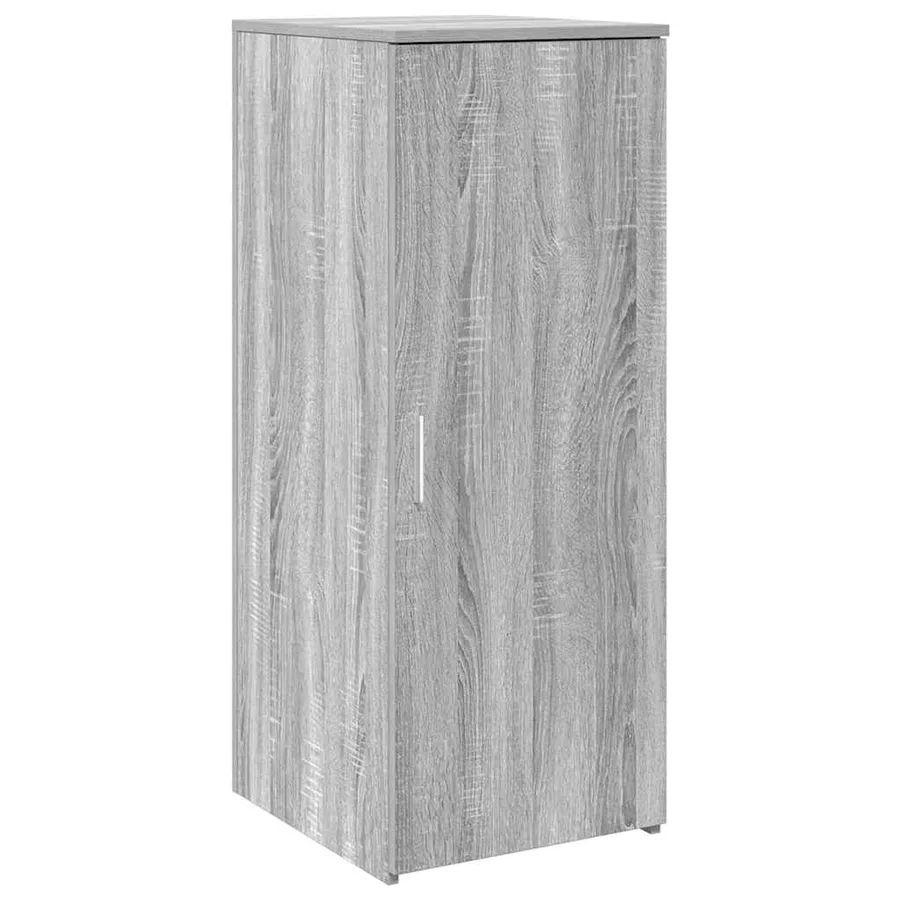 Armoire de rangement sonoma gris 40x45x103,5 cm bois ingénierie - 2