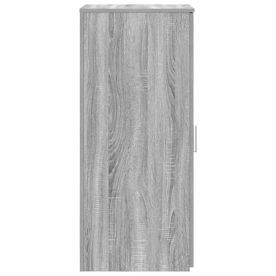 Armoire de rangement sonoma gris 40x45x103,5 cm bois ingénierie - 6