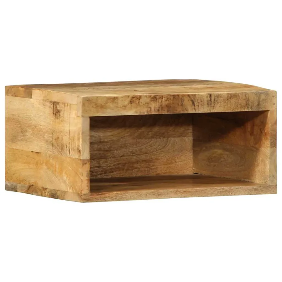 Meubles TV muraux 2 pcs bois de manguier massif brut - 4