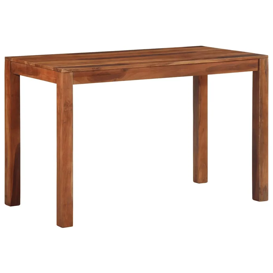 Table à manger 120x60x76 cm bois d'acacia massif - 10