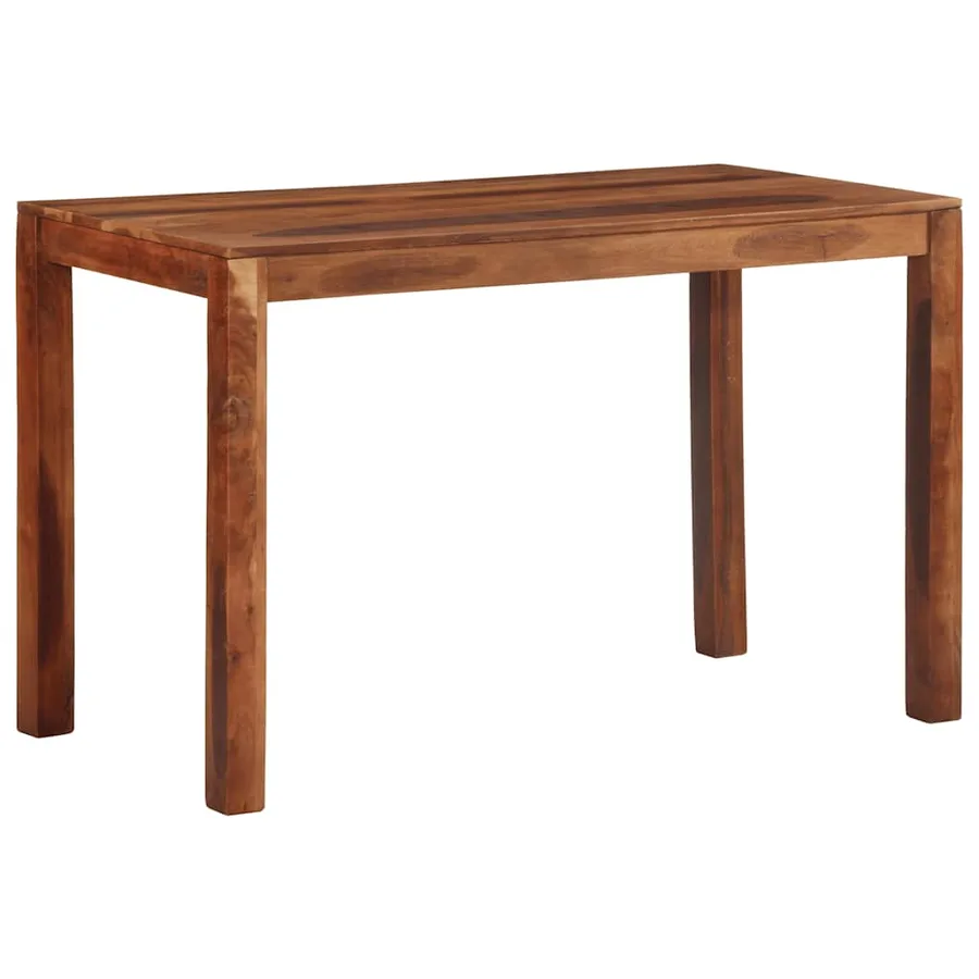 Table à manger 120x60x76 cm bois d'acacia massif - 11