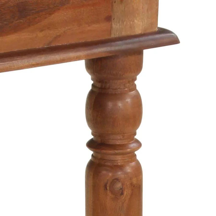Table de bar 120x60x107 cm bois massif d'acacia - 7