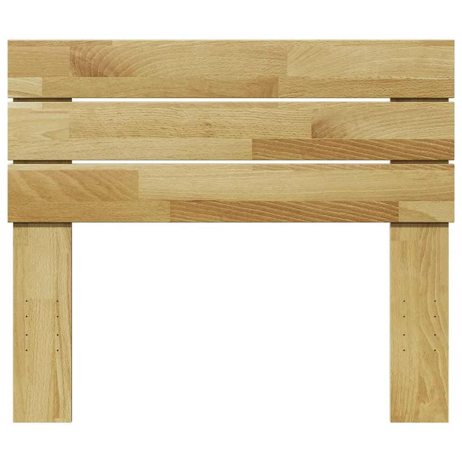 Tête de lit 80 cm bois massif de chêne - 4