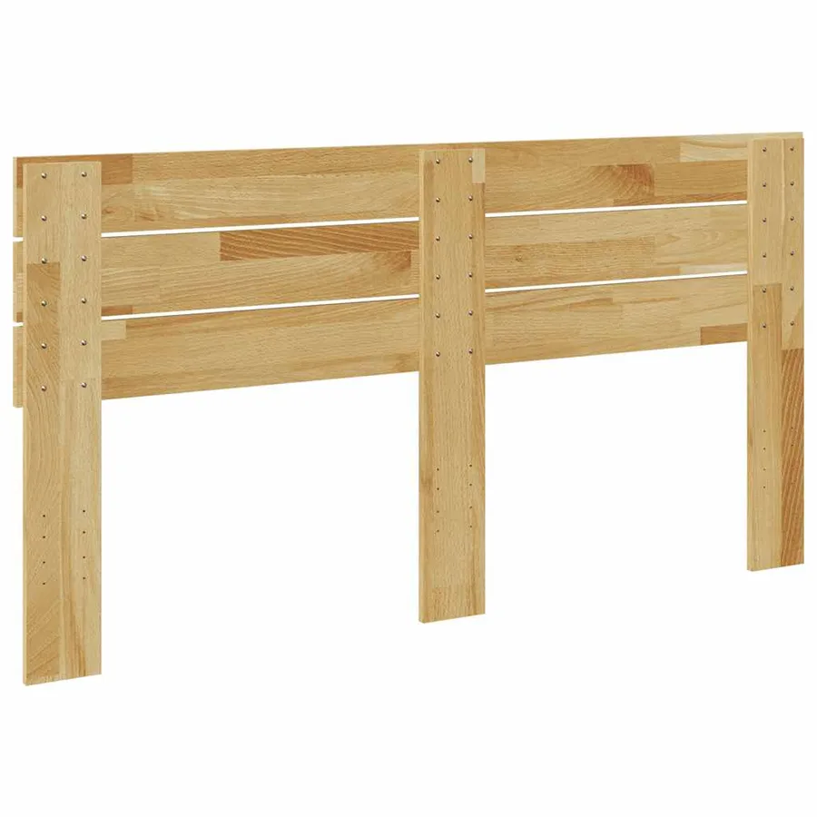 Tête de lit 135 cm en bois massif de chêne - 6