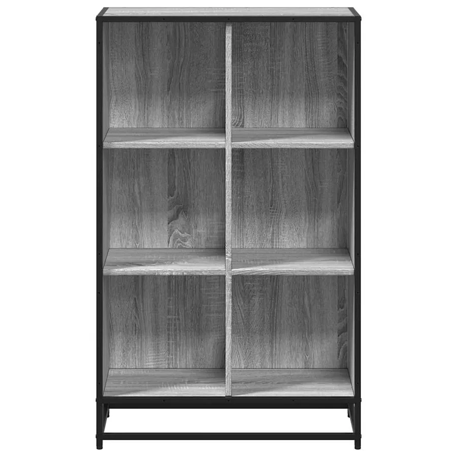 Bibliothèque sonoma gris 65,5x33x107,5 cm bois d'ingénierie - 4