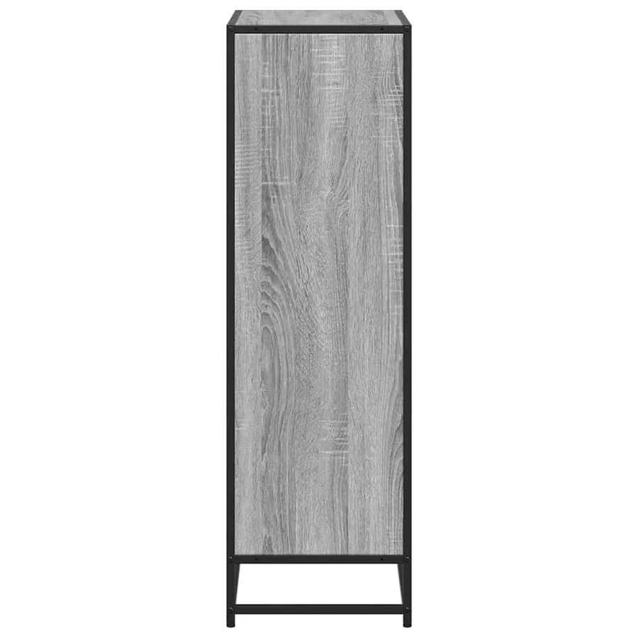 Bibliothèque sonoma gris 65,5x33x107,5 cm bois d'ingénierie - 5