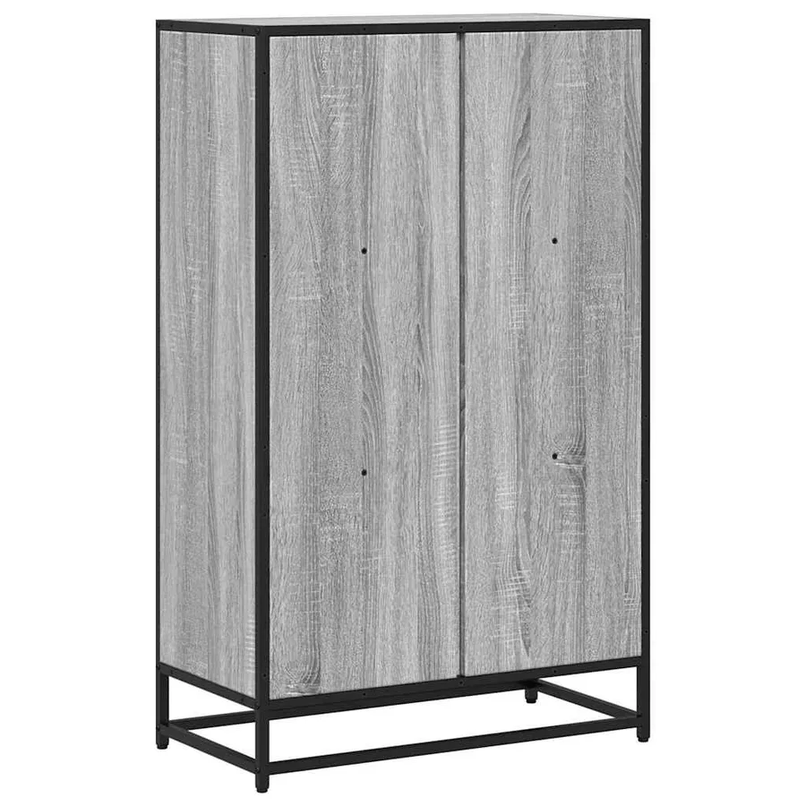 Bibliothèque sonoma gris 65,5x33x107,5 cm bois d'ingénierie - 6