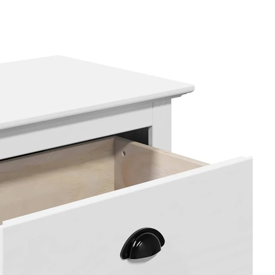 Banc de couloir BODO blanc 114x40x45 cm - 8
