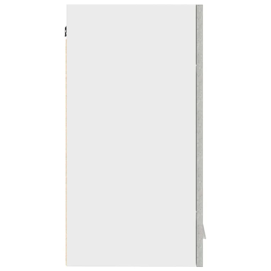 Armoire murale cuisine gris béton 60x31x60 cm bois d'ingénierie - 7