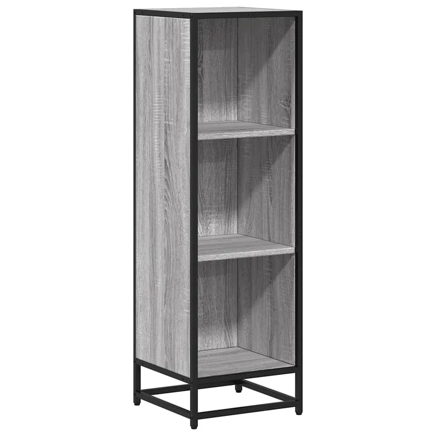Bibliothèque sonoma gris 33,5x33x107,5 cm bois d'ingénierie - 2