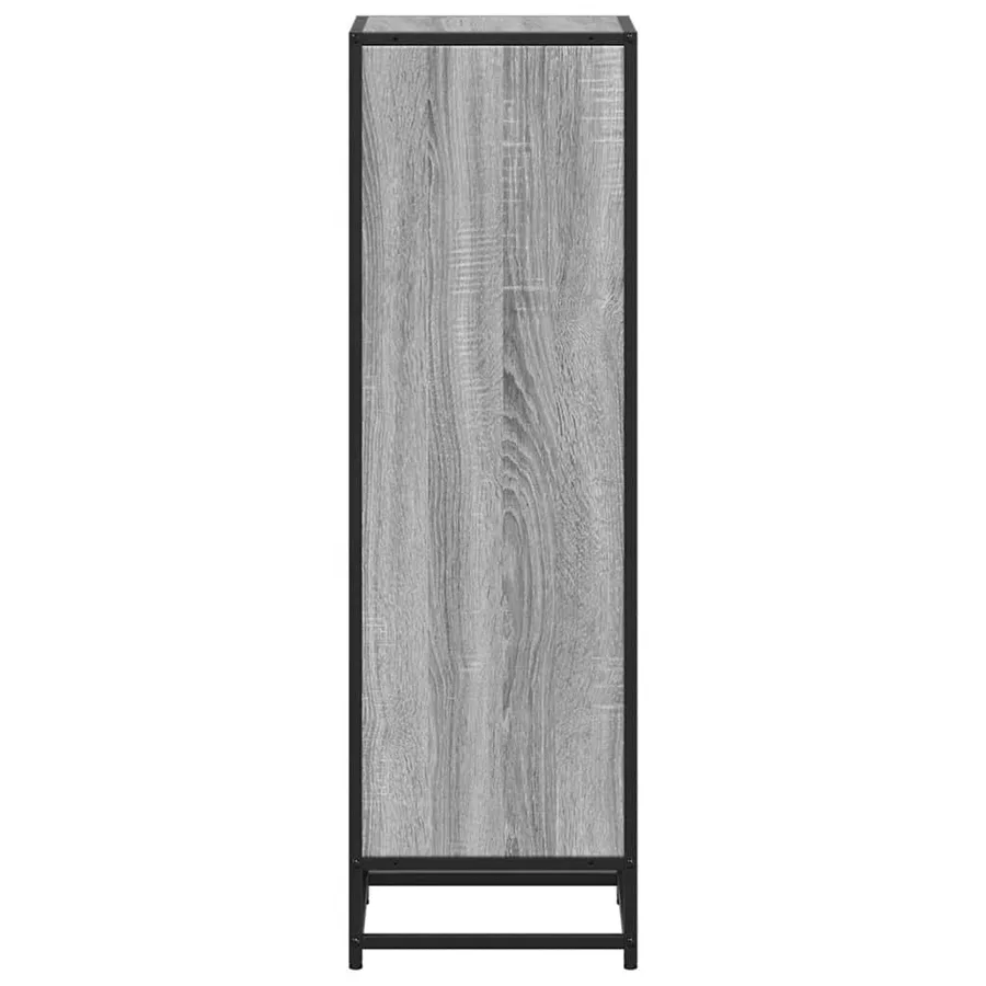 Bibliothèque sonoma gris 33,5x33x107,5 cm bois d'ingénierie - 5