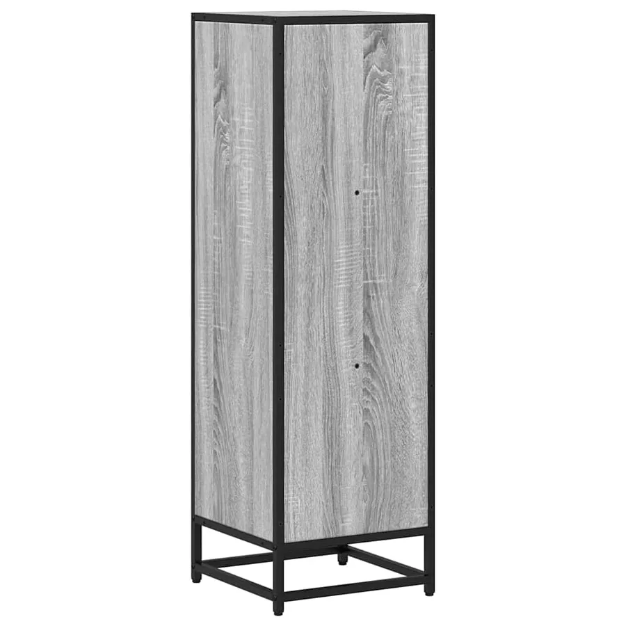 Bibliothèque sonoma gris 33,5x33x107,5 cm bois d'ingénierie - 6
