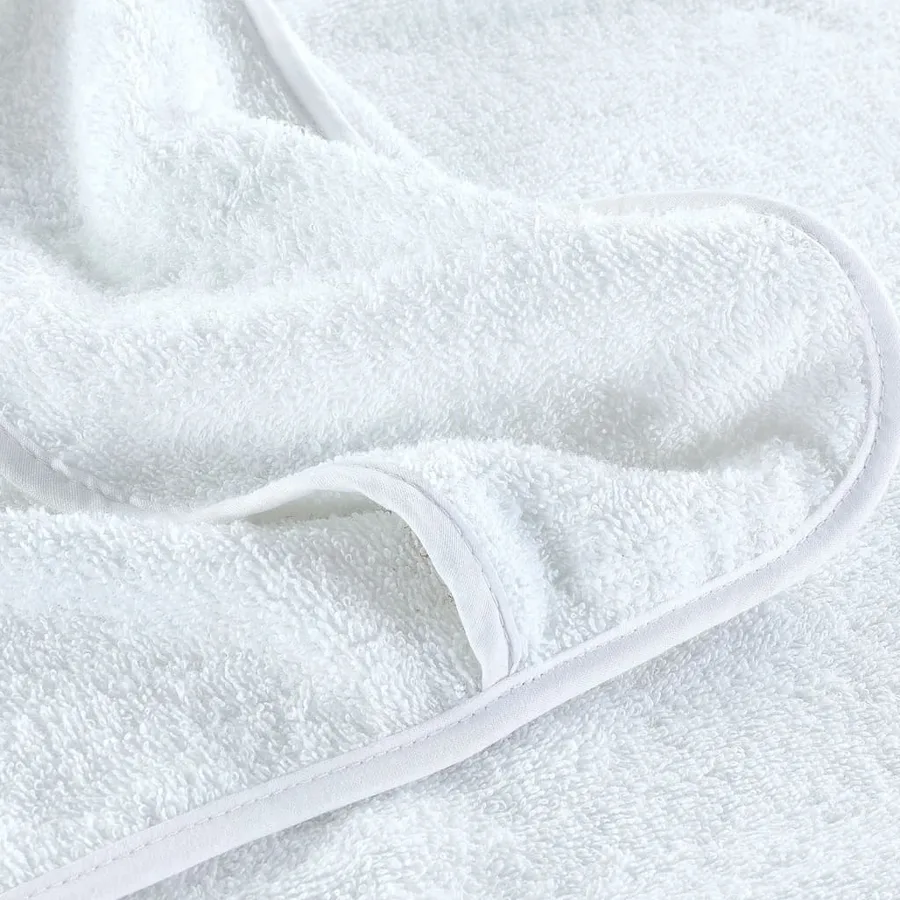 Serviettes de plage 4 pcs blanc 60x135 cm tissu 400 GSM - 6