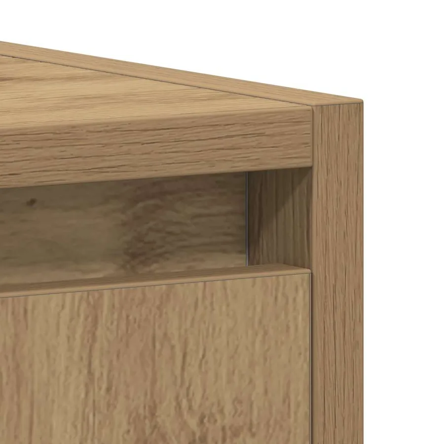 Armoire lavabo de salle de bain chêne artisanal 60x33x60 cm - 10