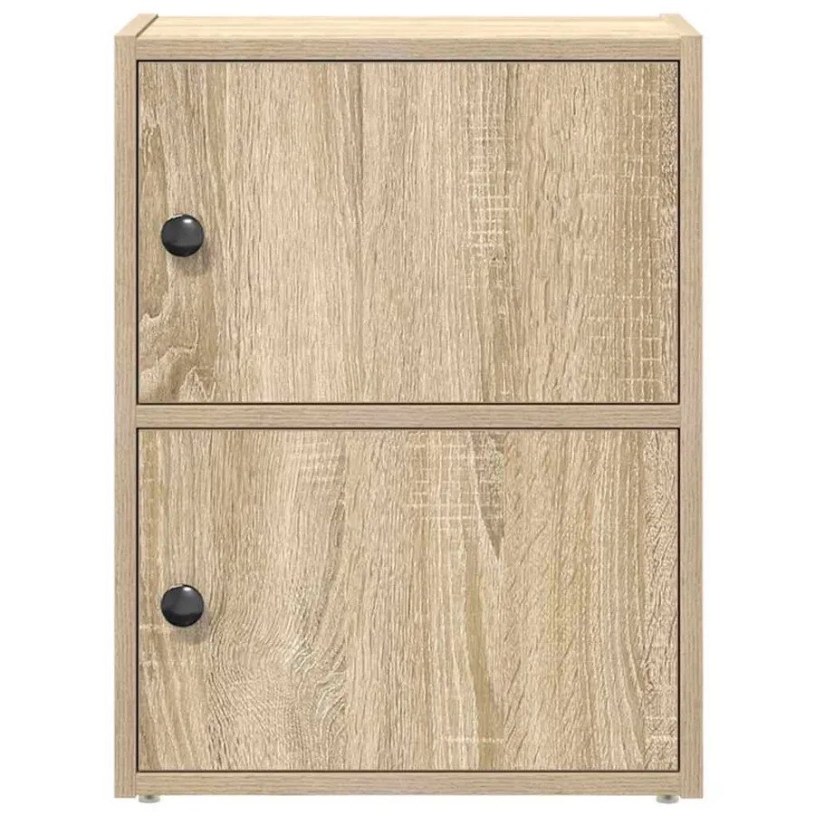 Bibliothèque chêne sonoma 40x24x52 cm bois d'ingénierie - 4