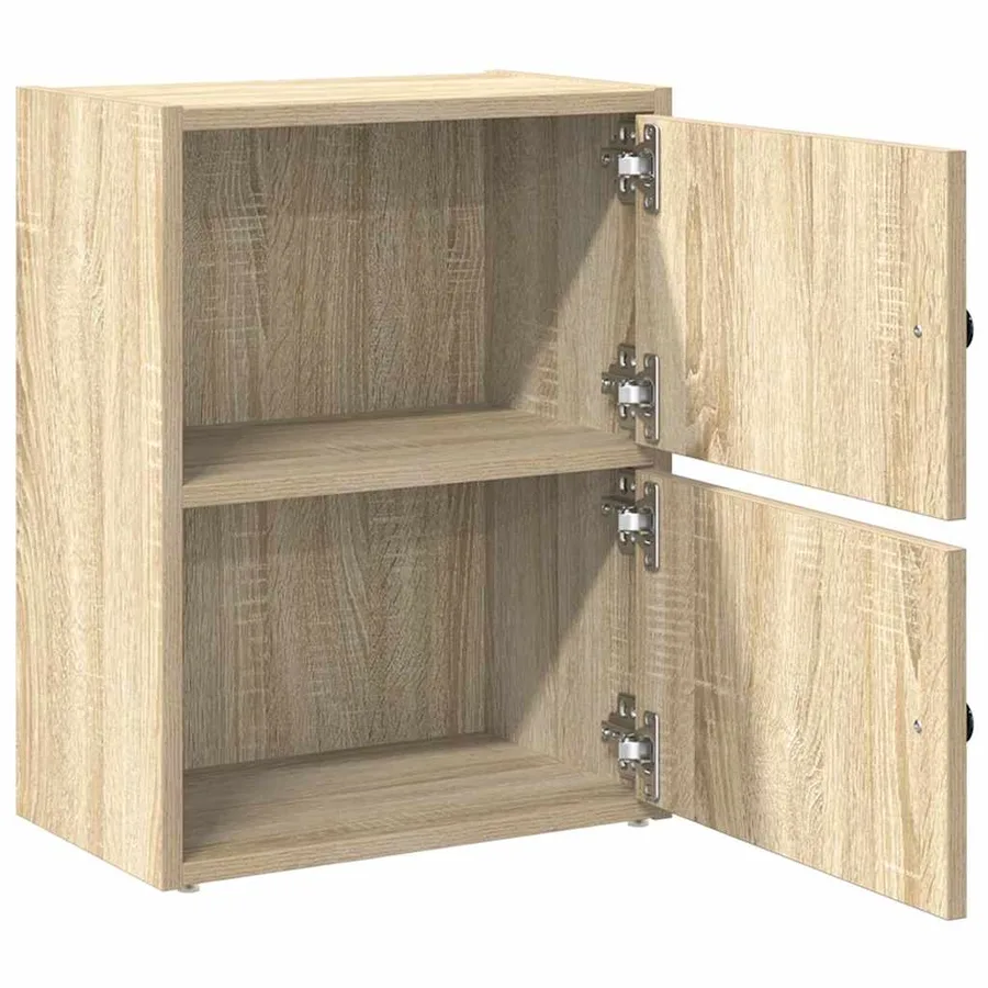 Bibliothèque chêne sonoma 40x24x52 cm bois d'ingénierie - 5