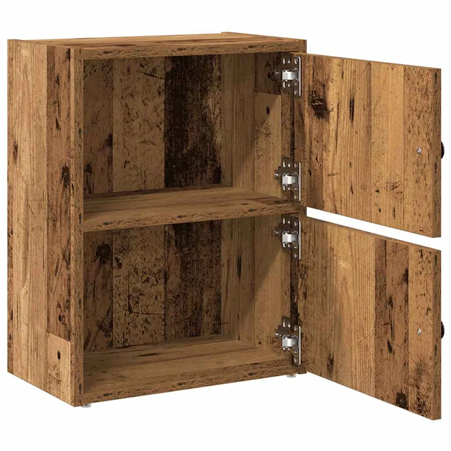 Bibliothèque vieux bois 40x24x52 cm bois d'ingénierie - 5